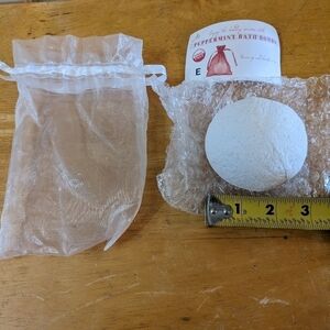 New Peppermint Bath Bombs with Earrings or necklace inside